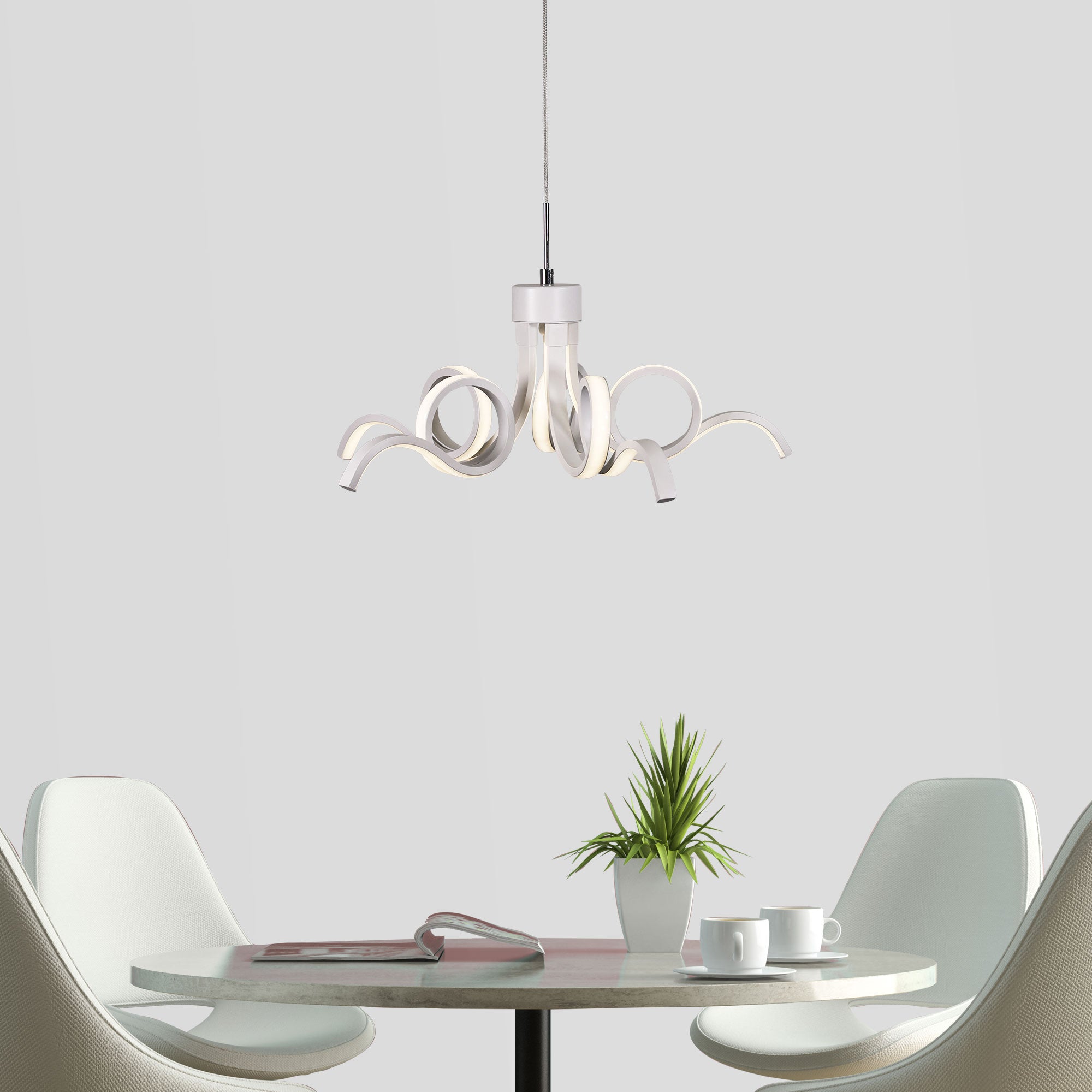 Noodle.50 White 28W CCT LED Pendant