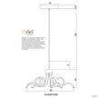 Noodle 50 White 28W CCT LED Pendant