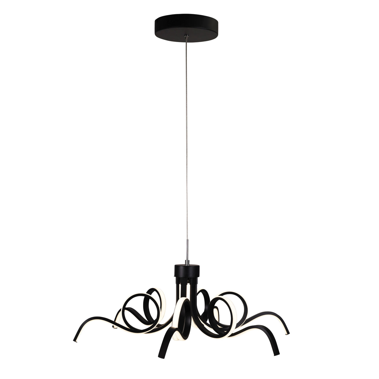 Noodle.70 Black 42W CCT LED Pendant