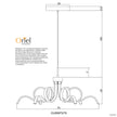 Noodle 70 White 42W CCT LED Pendant