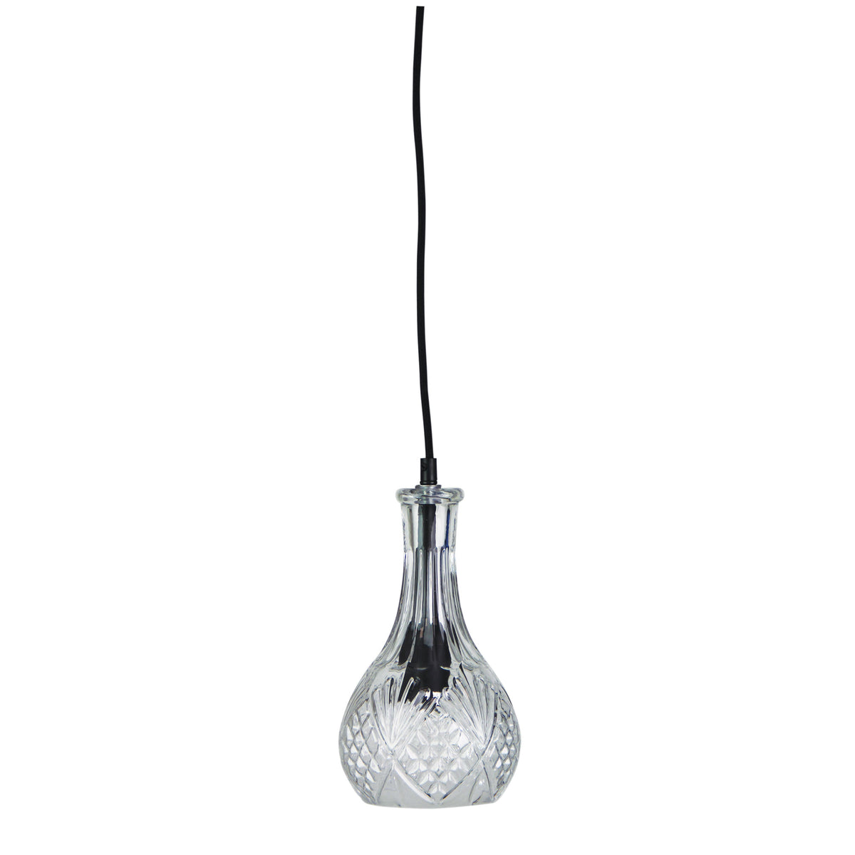 Decant 1 Retro Vintage Cut Glass Pendant