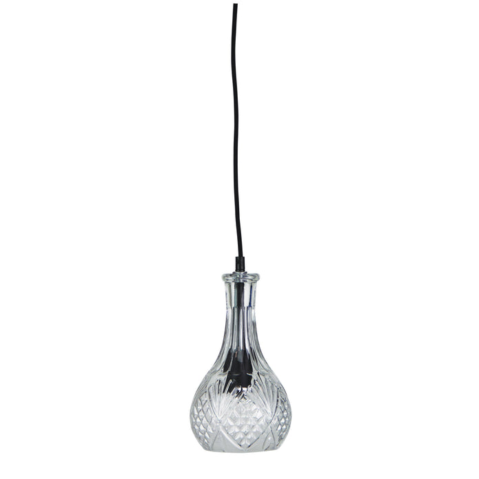 Decant 1 Retro Vintage Cut Glass Pendant