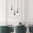Decant 1 Clear Cut-Glass Retro Vintage Pendant