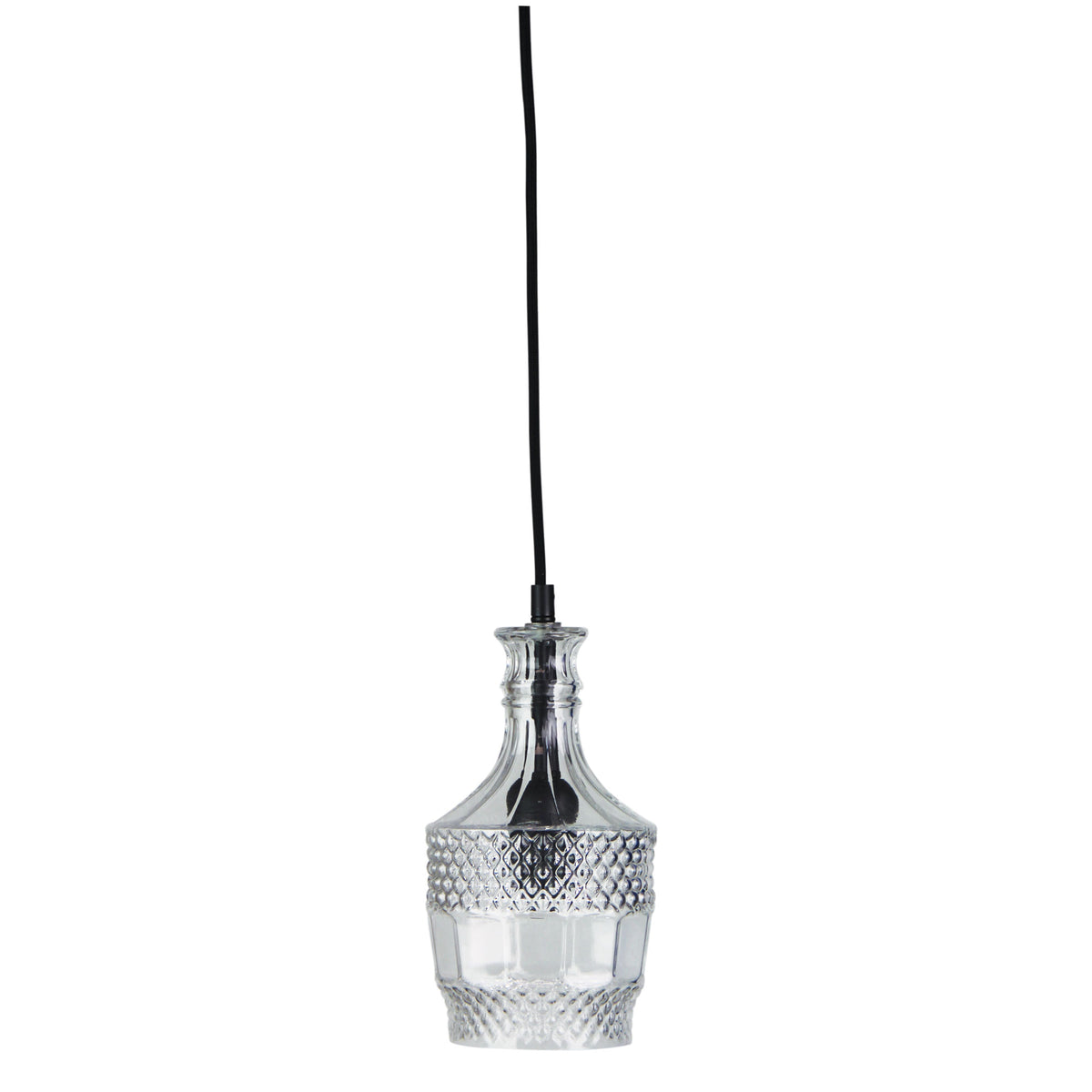 Decant 3 Retro Vintage Cut Glass Pendant