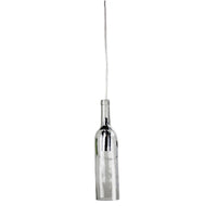 Thumbnail for Vin Wine Bottle Clear Glass Pendant E14