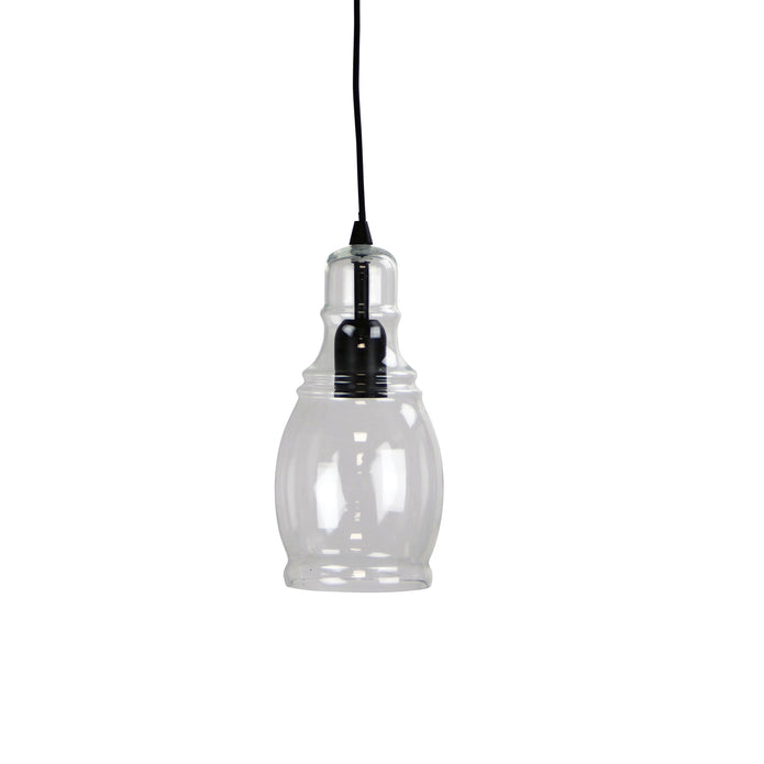 Auburn 1 Clear Glass Single Pendant 