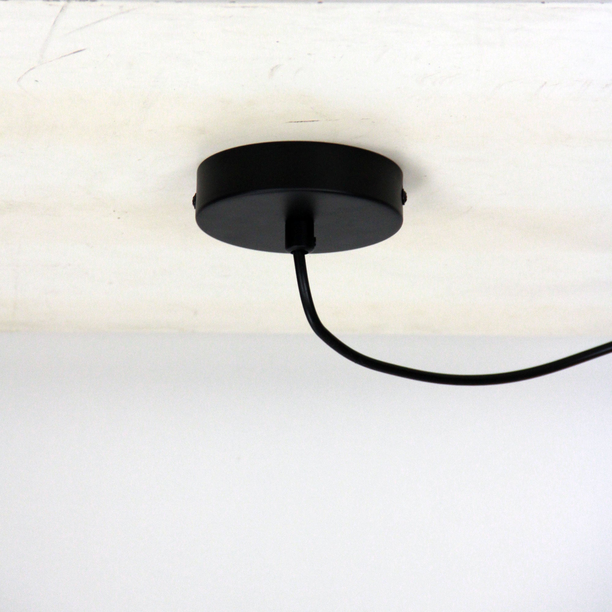 Auburn.3 Black & Clear Glass Single Pendant