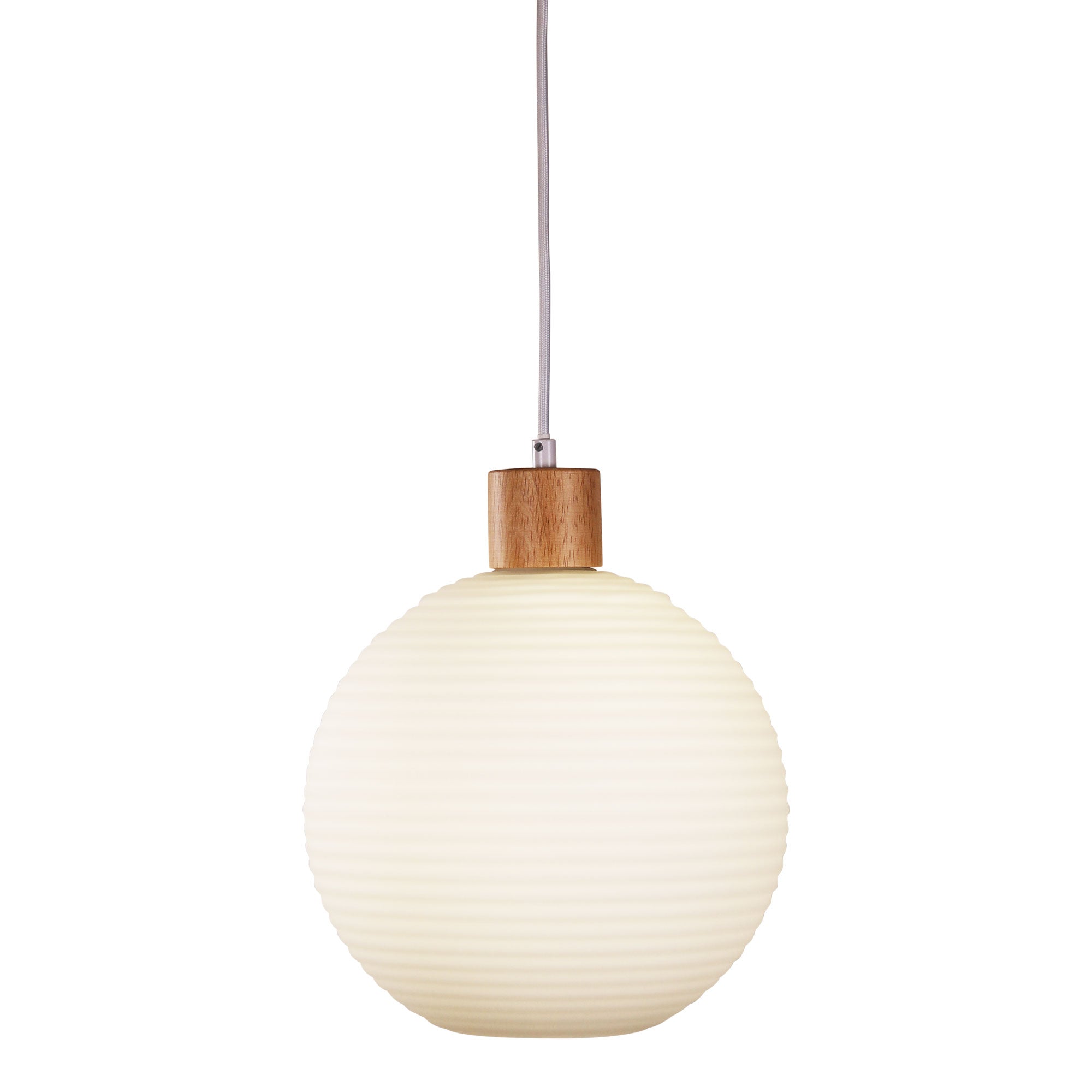 Twillo.25 Timber & Opal Glass Pendant