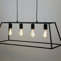 Thumbnail for Wainscott.4 Black 4 Light Hamptons Style Classic Pendant