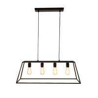 Thumbnail for Wainscott.4 Black 4 Light Hamptons Style Classic Pendant