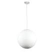 Phase 40 White Acrylic Sphere Pendant