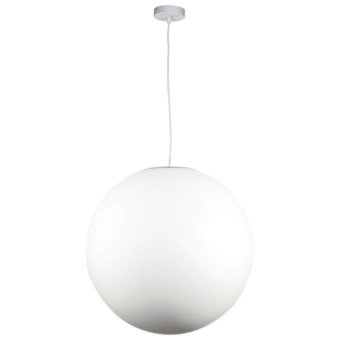 Phase 50 White Acrylic Sphere Pendant
