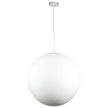 Phase 50 White Acrylic Sphere Pendant