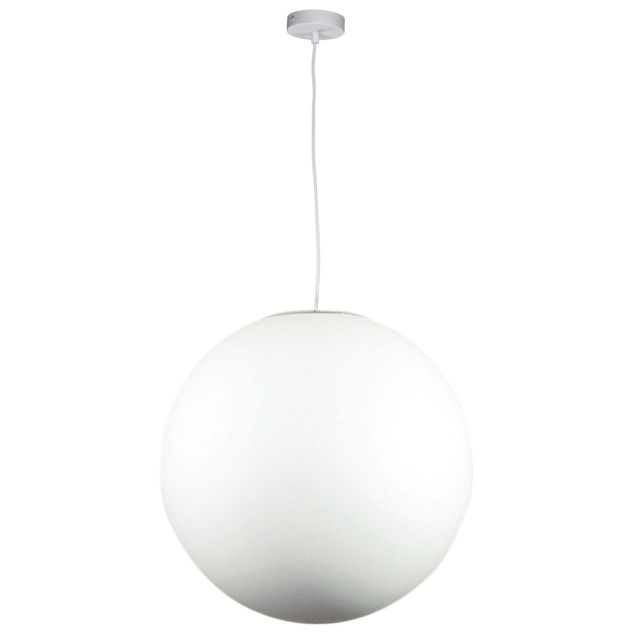 Phase 50 White Acrylic Sphere Pendant