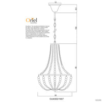 Thumbnail for Cascara Natural Wooden Beaded 1 Light Pendant