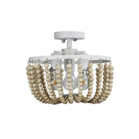 Thumbnail for Cascara Ctc Natural Wooden Beaded Ceiling Light