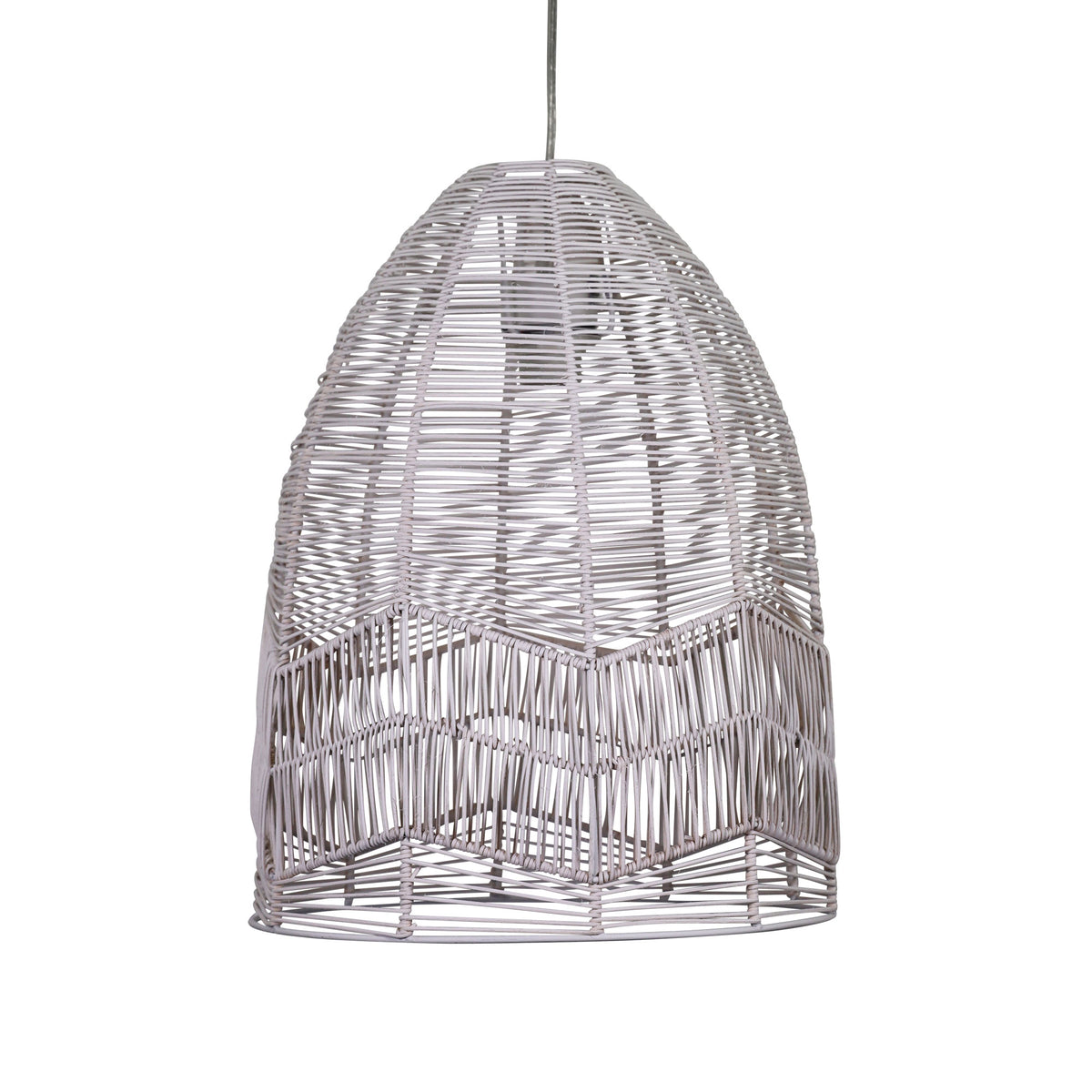 Serang 35 White Cane Pendant Shade Only