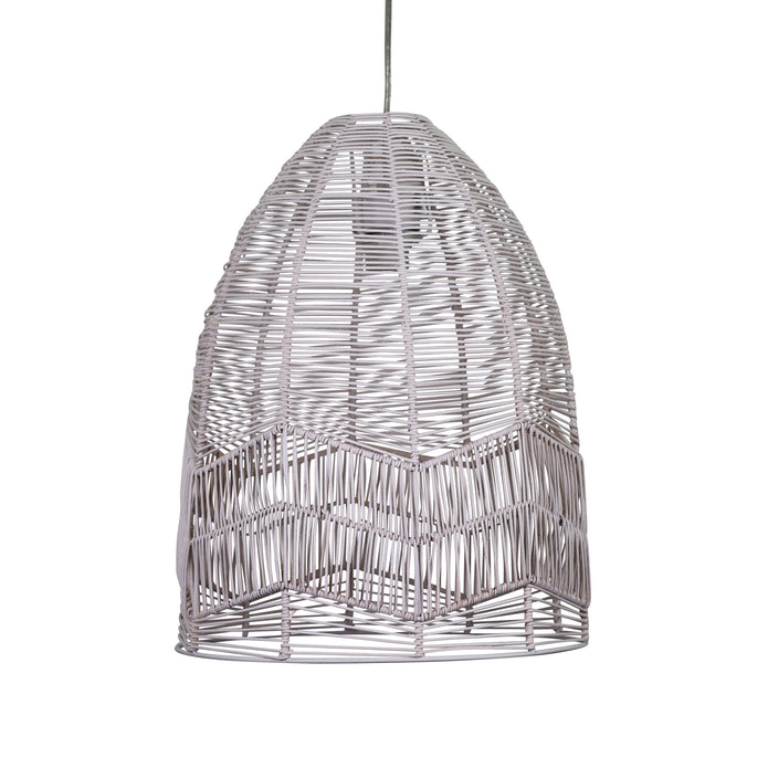 Serang 35 White Cane Pendant Shade Only