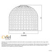 Batur Natural Hand Woven Rattan Cane Pendant Shade Only