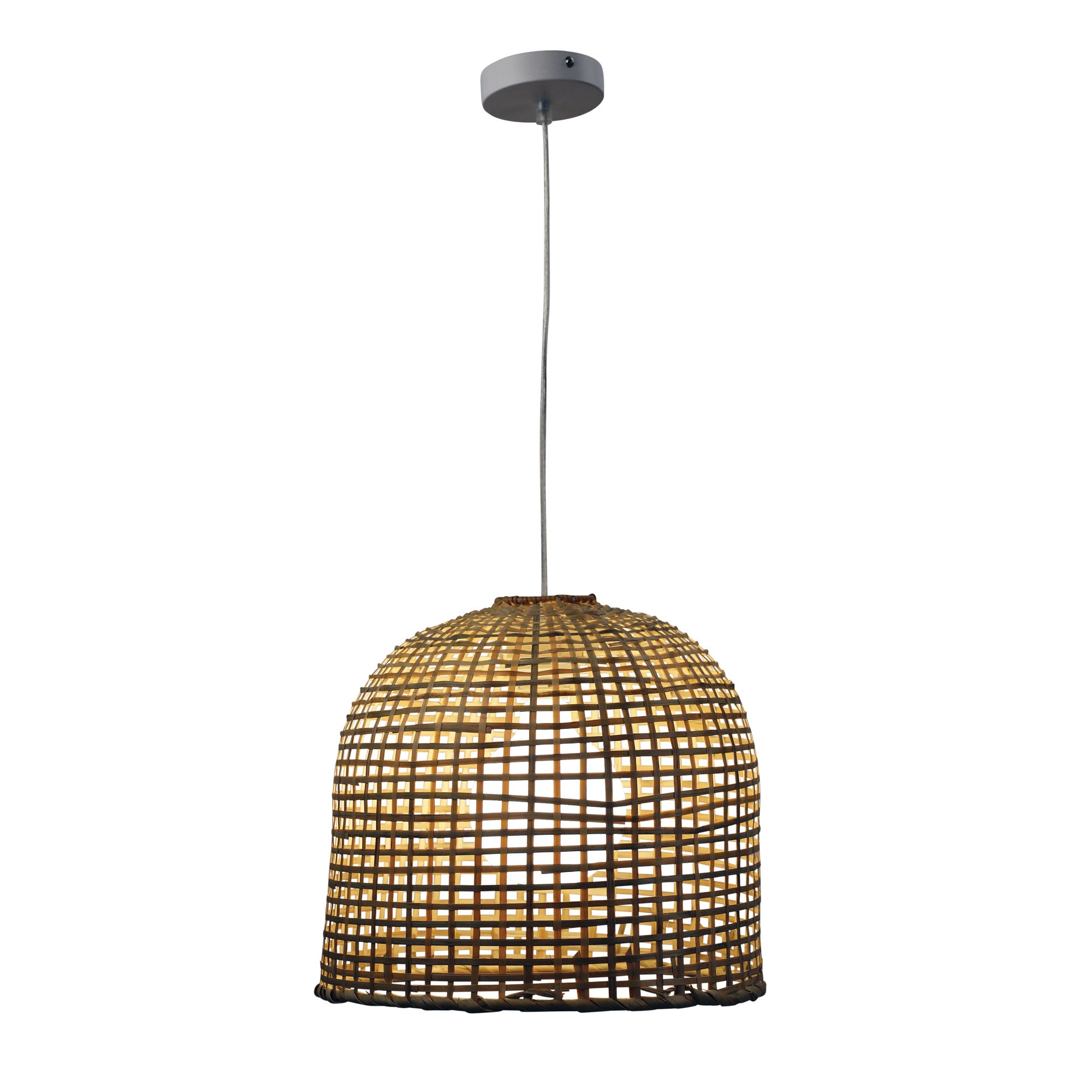 Batur Natural Hand Woven Rattan Cane Pendant Shade Only