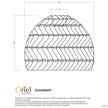 Mette 47 Natural Rattan Cane Pendant Shade Only
