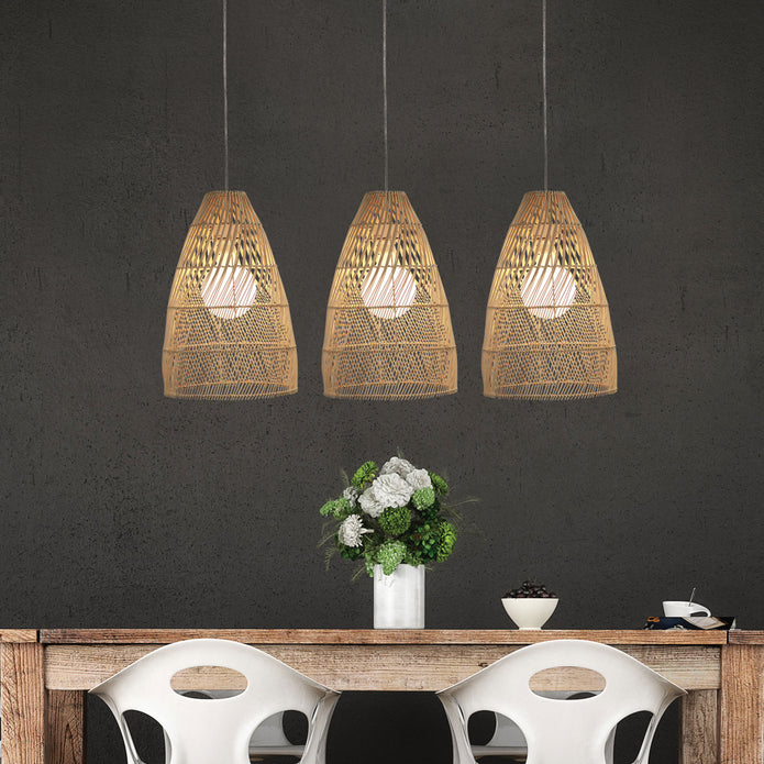 Oden 30 Natural Rattan Cane Pendant Shade Only