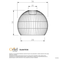 Thumbnail for Batu.36 Natural Rattan Cane Pendant Shade Only