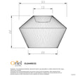 Padang 33 Natural Paper String Pendant Shade Only