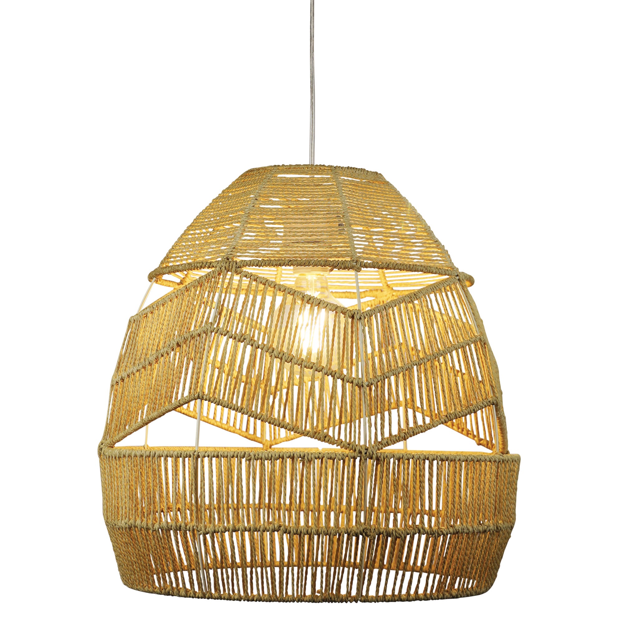 Kupang.45 Natural Paper String Pendant Shade Only