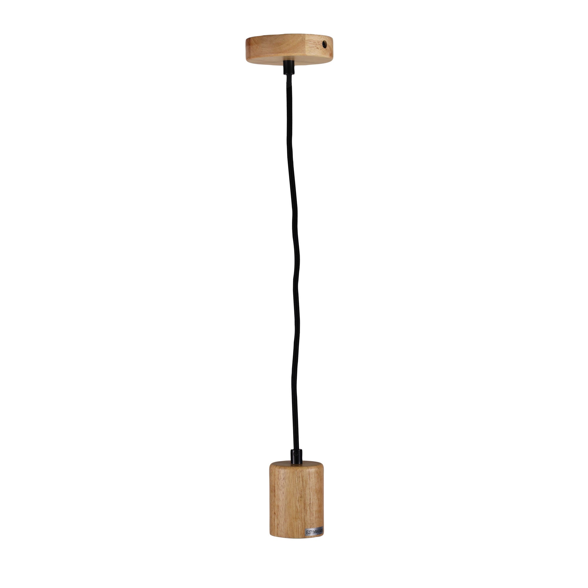 Plug Timber Pendant Suspension
