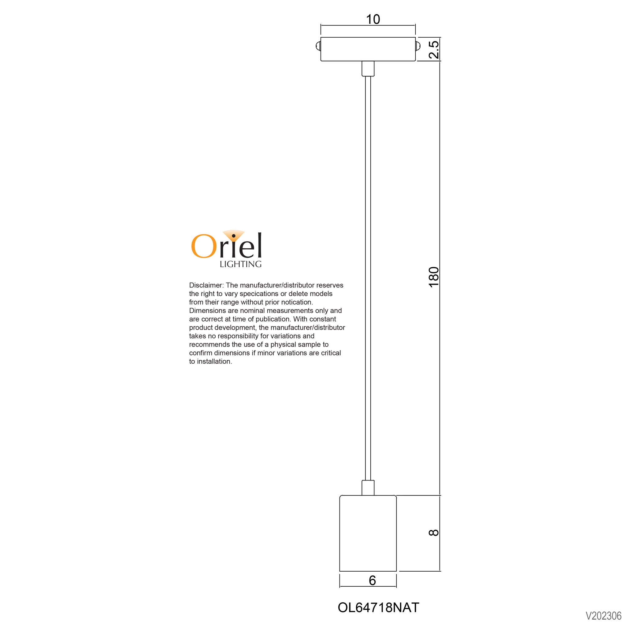Plug Timber & Cloth Cord Pendant Suspension