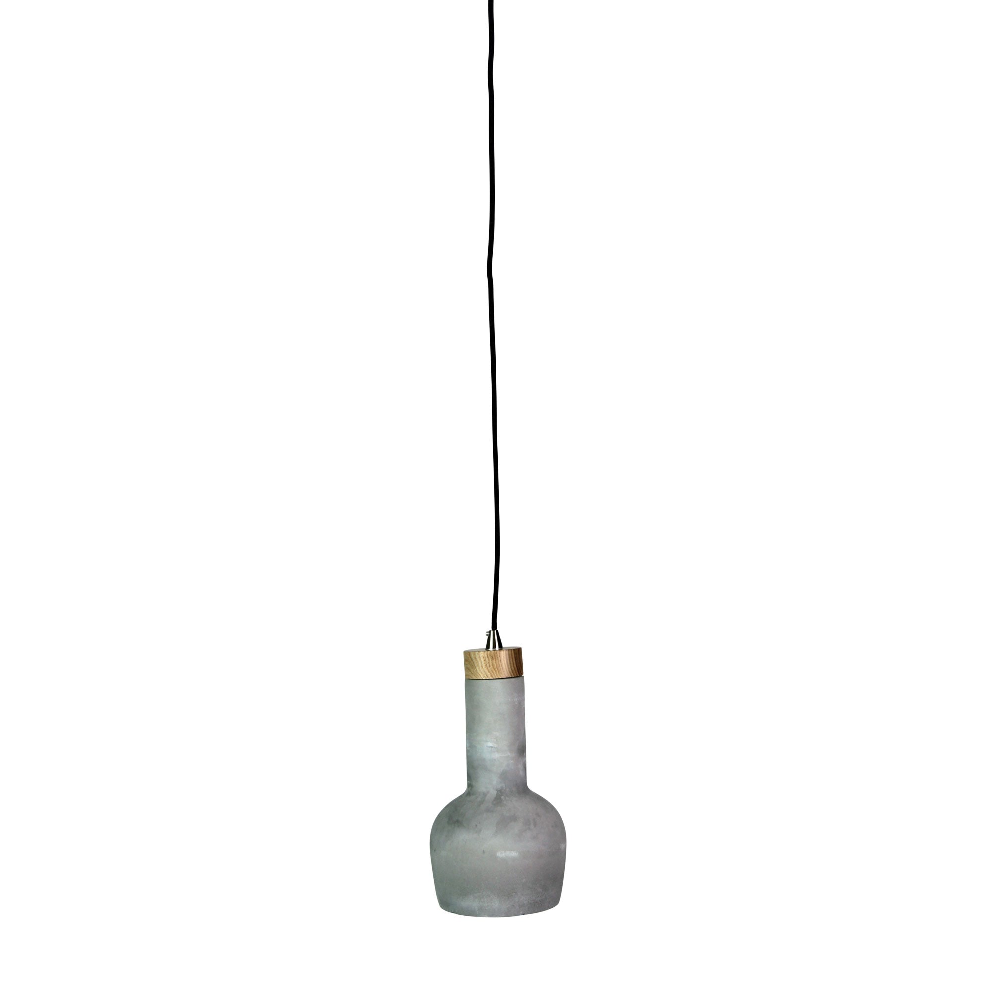 Concrete Panto 2 Urban Style Pendant in and Timber