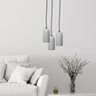 Cimo 10 Grey Concrete Look Urban Style Pendant