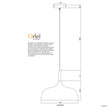 Malt 32 Black & Timber Urban Retro Industrial Style Pendant