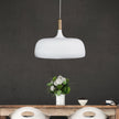 Malt 48 White & Timber Urban Retro Industrial Style Pendant