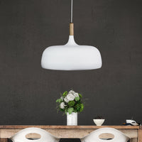 Thumbnail for Malt.48 White & Timber Urban Retro Industrial Style Pendant