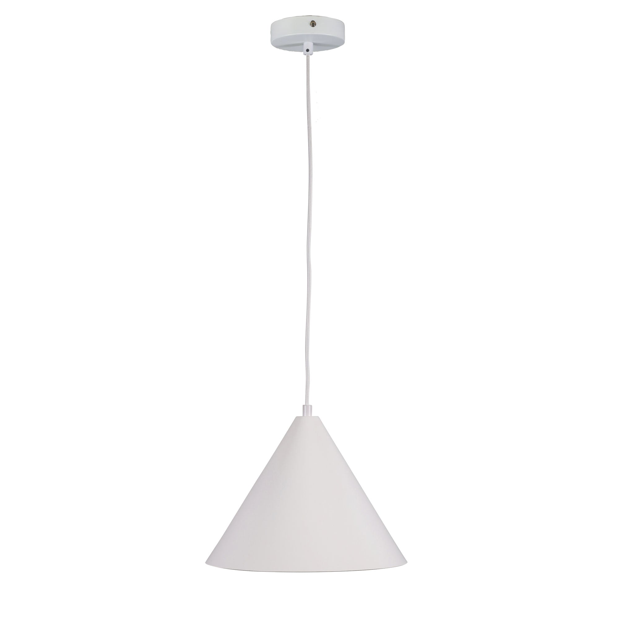 Conic 28 Stylish Conical White Pendant