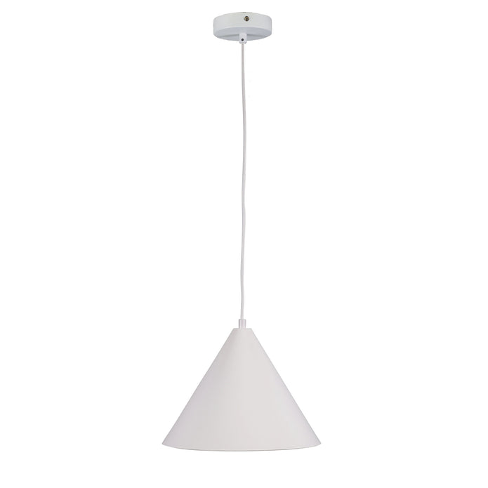 Conic 28 Stylish Conical White Pendant