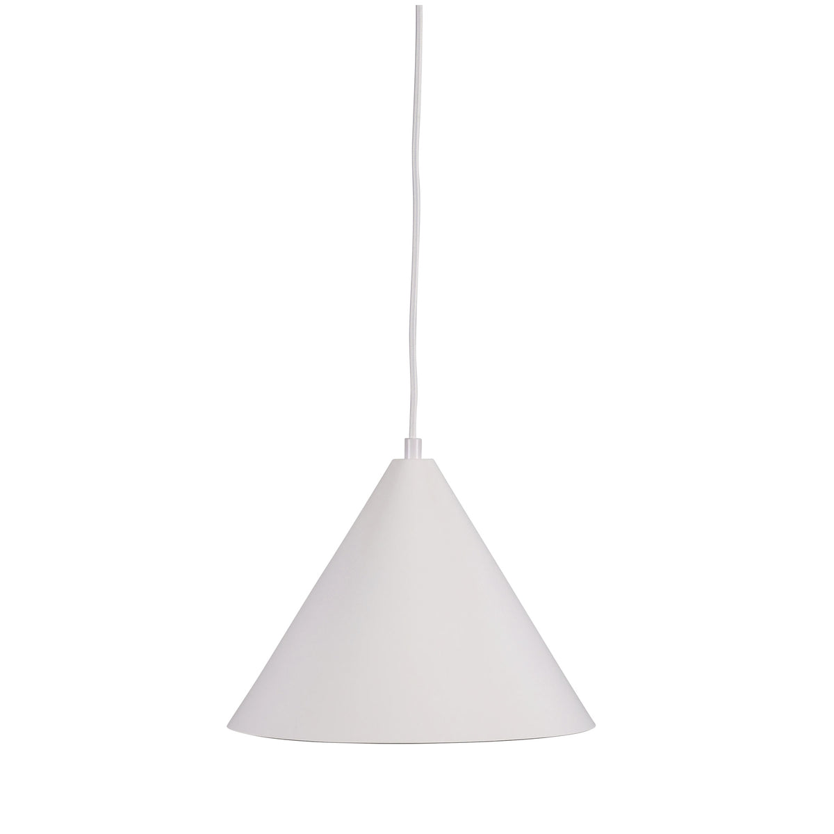 Conic 28 White Metal Stylish Conical Pendant