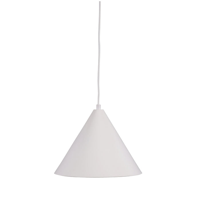 Conic 28 White Metal Stylish Conical Pendant