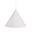 Conic 45 White Metal Stylish Conical Pendant