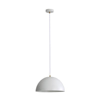 Thumbnail for Lexi.35 White Metal Dome Pendant Light