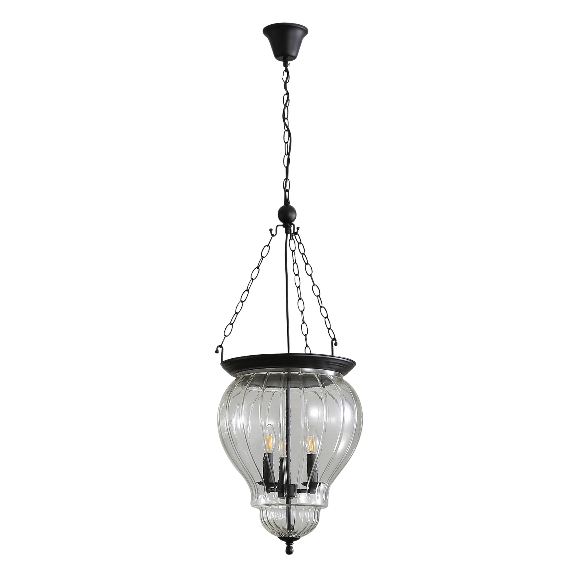 Newham Traditional Glass Pendant