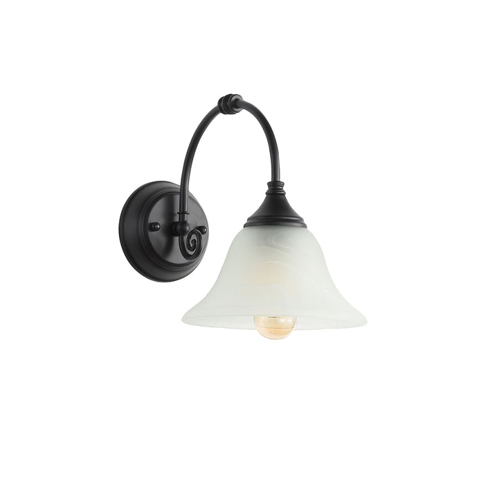 Woodgate Wall Light Black Alabaster