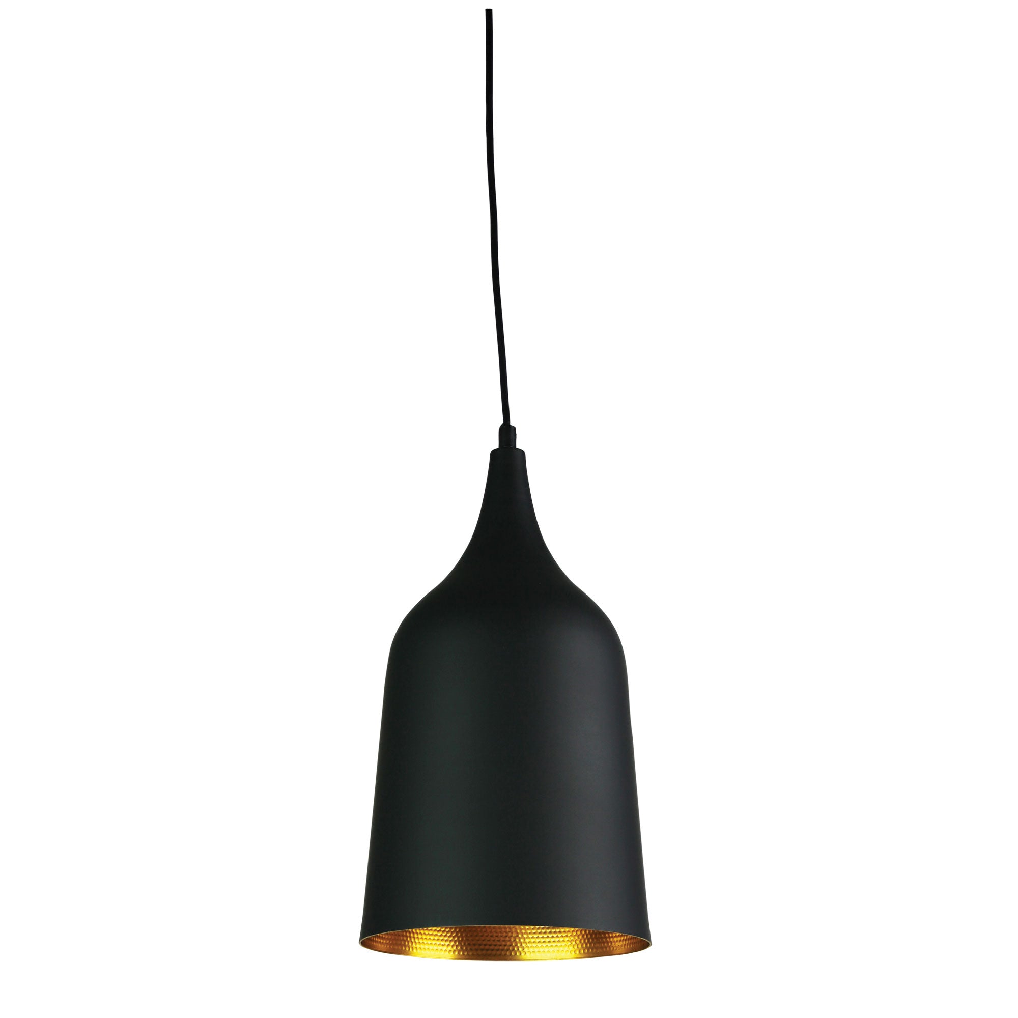Plato Black Contemporary Urban Pendant