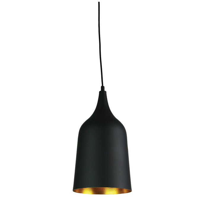 Plato Black Contemporary Urban Pendant