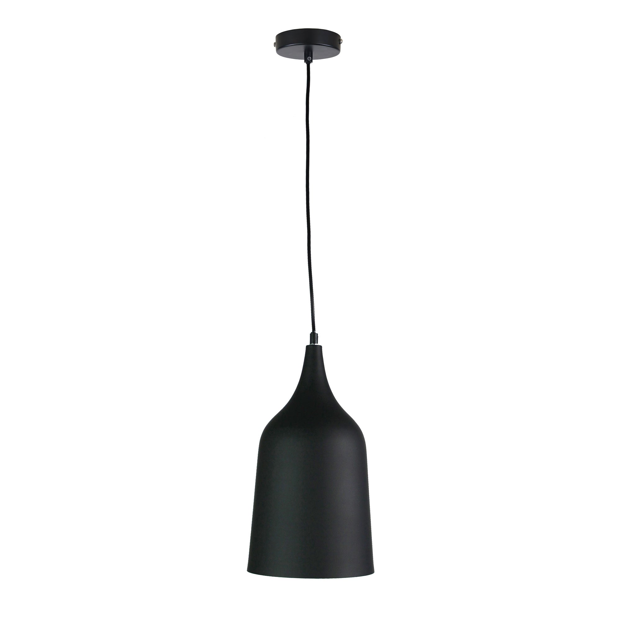 Plato Black Contemporary Urban Pendant