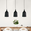 Plato Black Contemporary Urban Pendant