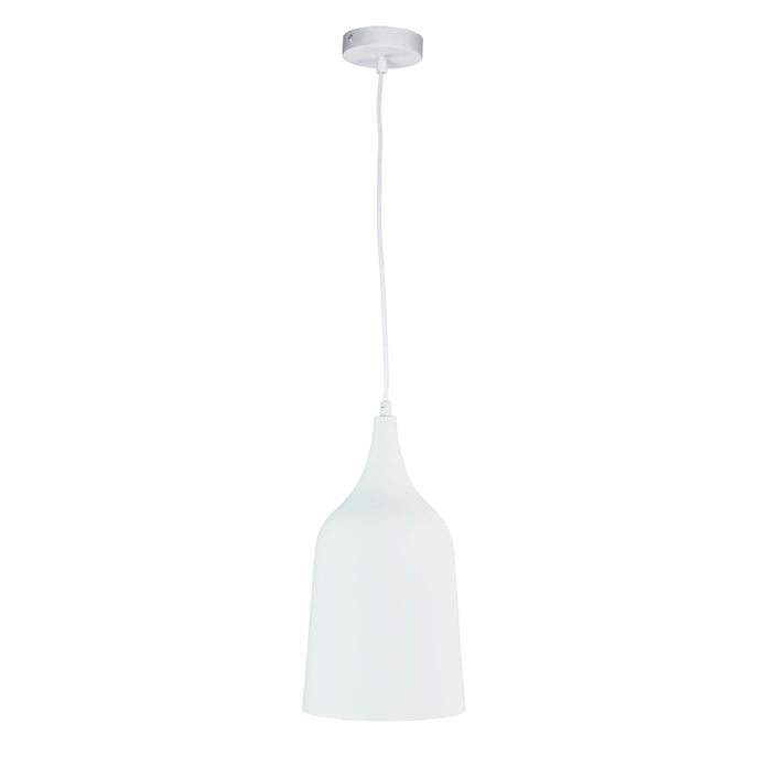 Plato White Contemporary Urban Pendant