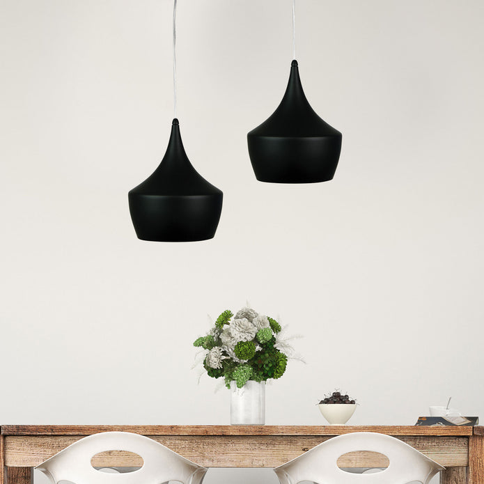 Chino 3 Black Urban Retro Styled Pendant